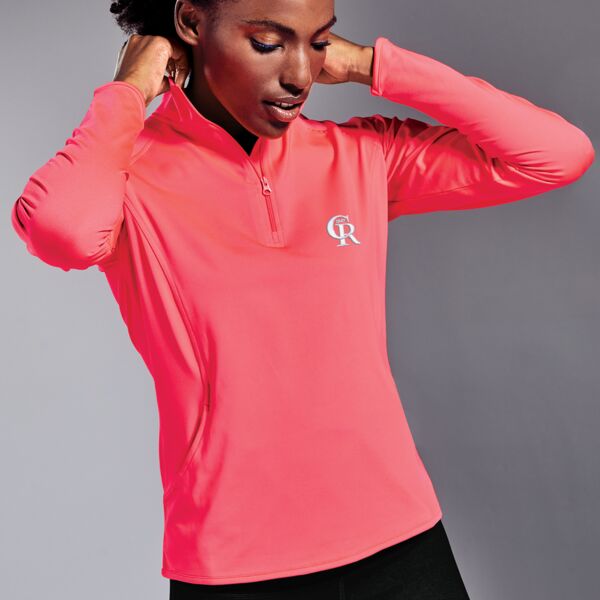 Coakley Russo Golf Course Ladies Stretch Half Zip Up Pullovers Thumbnail